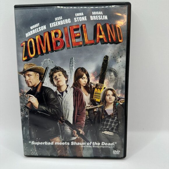 Zombieland DVD 2009 Woody Harrelson Emma Stone Sony Pictures Comedy Horror R - Picture 2 of 8
